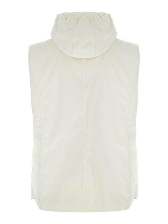  브루넬로 쿠치넬리 베스트 MD4796523CTG25 White - BRUNELLO CUCINELLI