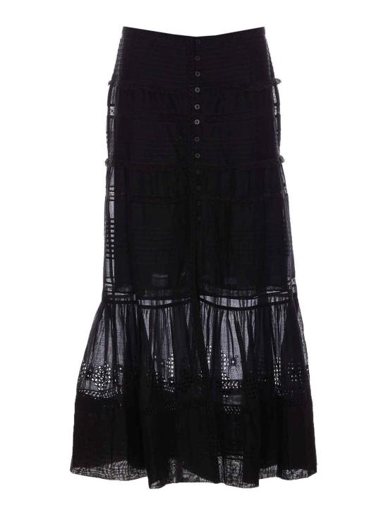  이자벨마랑에뚜왈 스커트 JU0282FAC1J15E01BK Black