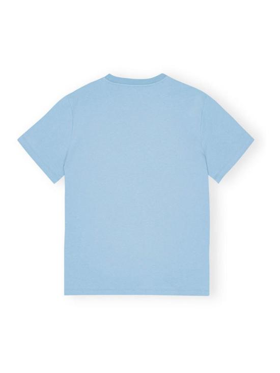 26SS 가니 베이직 저지 타이거 릴랙스드 반팔 티셔츠 T4007745 Blue - GANNI