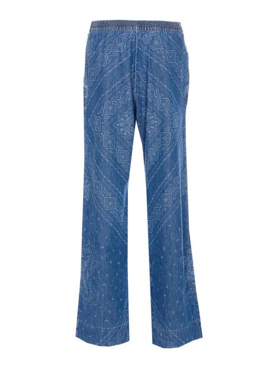 26SS 핑코 스트레이트 팬츠 104978A2I8PJE Blue - PINKO