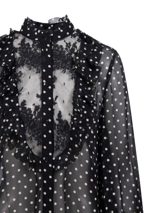 25SS 발렌티노 가라바니 블라우스 6B0AB7J19AB TB1 NERO BETULLA - VALENTINO GARAVANI