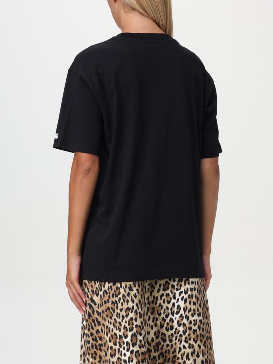 25SS 모스키노 반팔 티셔츠 07095441 3555 Black - MOSCHINO