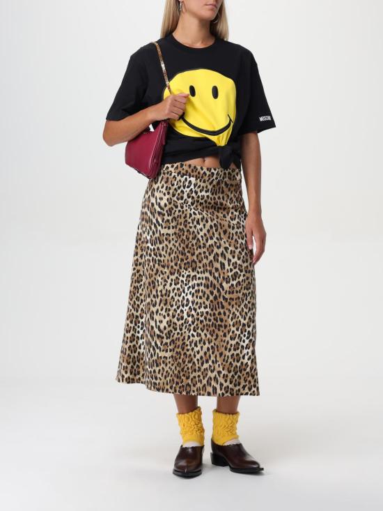 25SS 모스키노 반팔 티셔츠 07095441 3555 Black - MOSCHINO