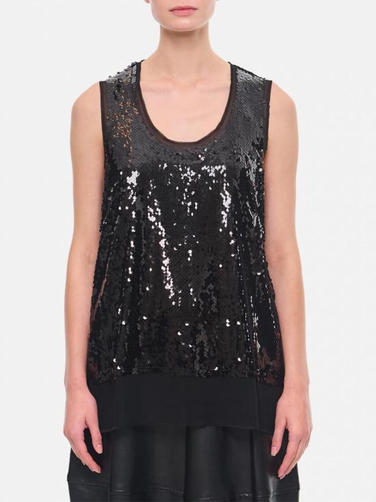 24FW 꼼데가르송 민소매 티셔츠 GNB020051 1 Black