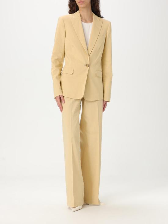 25SS 핑코 스트레이트 팬츠 104929 A0IM C23 Yellow - PINKO