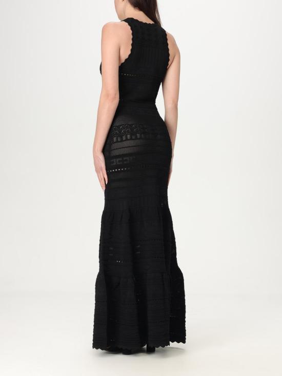 25SS 엘리자베타프랜치 롱 원피스 AM72S 110 Black - ELISABETTA FRANCHI