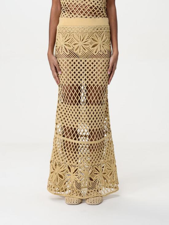 25SS 핑코 롱 스커트 104732 A2FF C43 Yellow