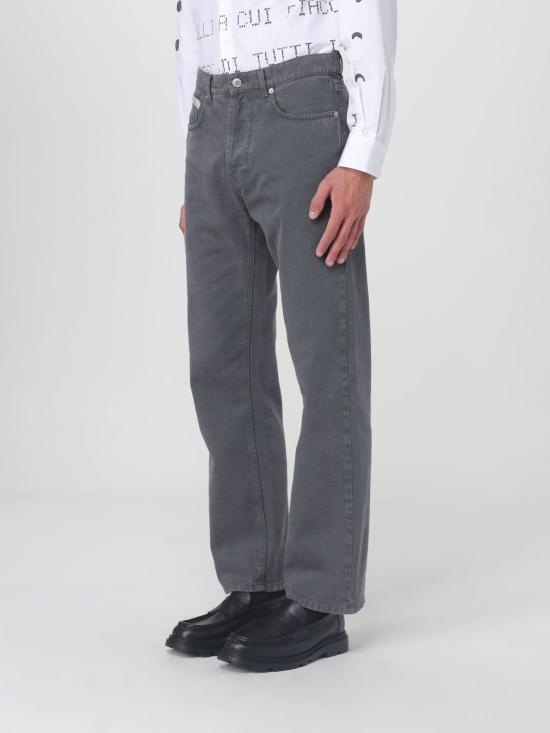 25SS 모스키노 스트레이트 팬츠 03320227 0555 Black - MOSCHINO