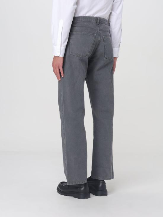 25SS 모스키노 스트레이트 팬츠 03320227 0555 Black - MOSCHINO