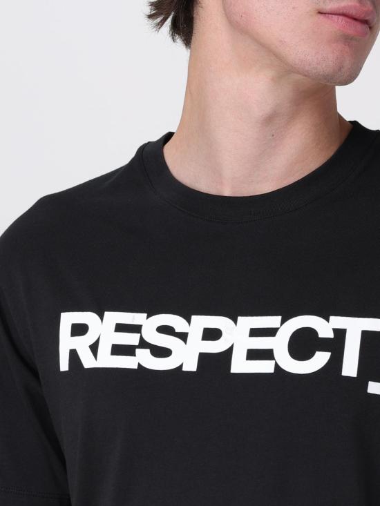 25FW 세이브더덕 반팔 티셔츠 DT2226MBESY20 10000 Black - SAVE THE DUCK