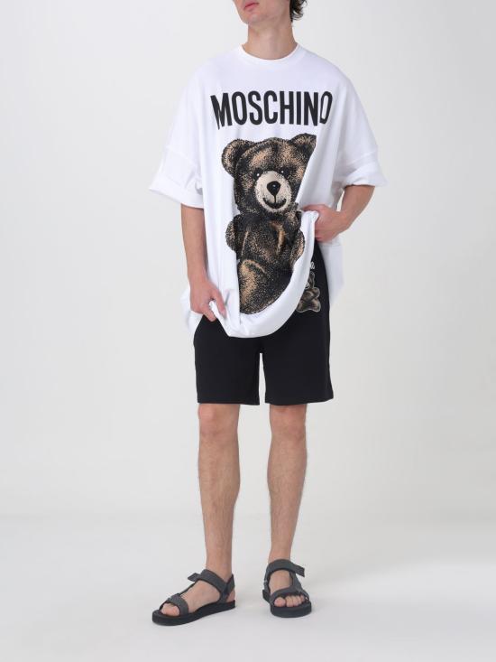 25SS 모스키노 반팔 티셔츠 07120244 1001 Multicolor - MOSCHINO