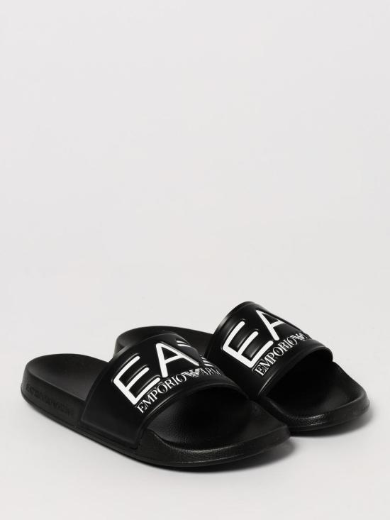 25SS [키즈] 엠포리오 아르마니 슈즈 7Y000037AF15118 UC001 Black - EMPORIO ARMANI