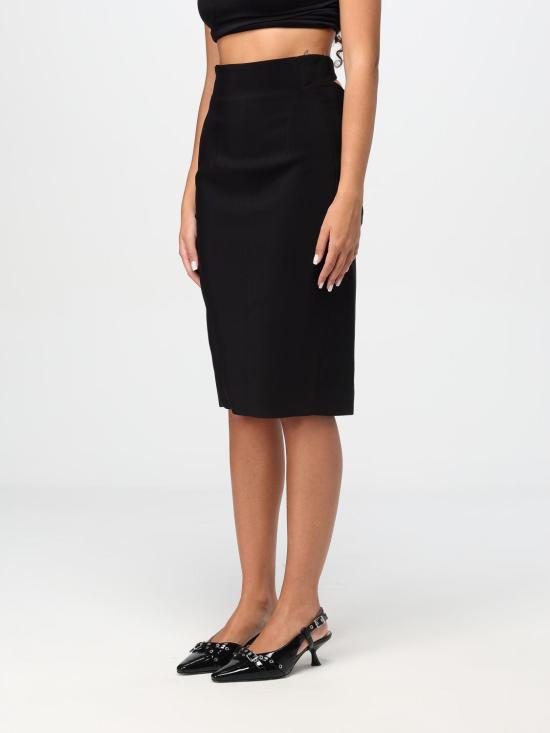  뮈글러 미디 스커트 24F1JU0542182 1999 Black - MUGLER