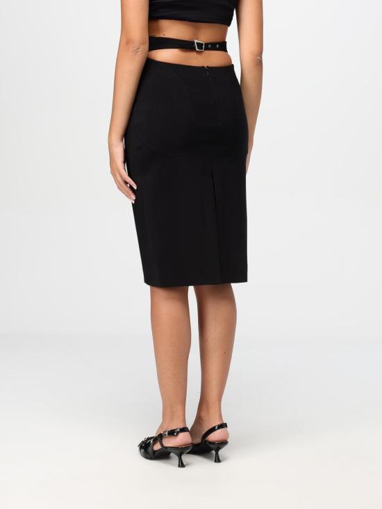  뮈글러 미디 스커트 24F1JU0542182 1999 Black - MUGLER