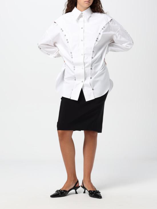  뮈글러 미디 스커트 24F1JU0542182 1999 Black - MUGLER