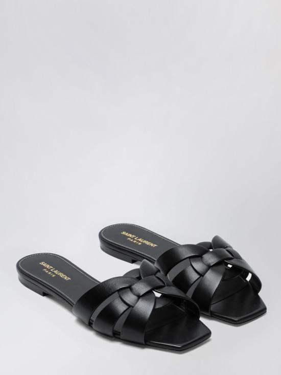 25FW 생로랑 뮬/슬리퍼 571952BDA00 1000 Black - SAINT LAURENT