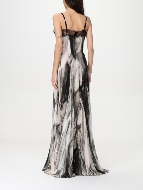 25SS 엘리자베타프랜치 롱 원피스 ABR54 E84 Butter - ELISABETTA FRANCHI