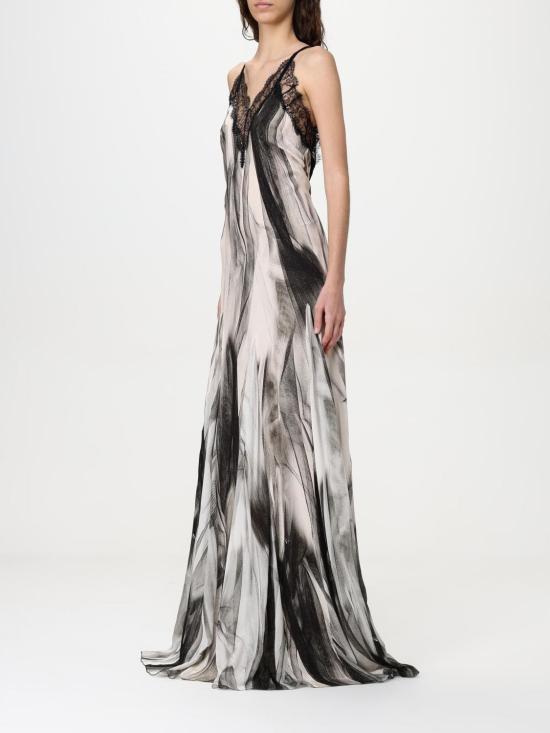 25SS 엘리자베타프랜치 롱 원피스 ABR54 E84 Butter - ELISABETTA FRANCHI