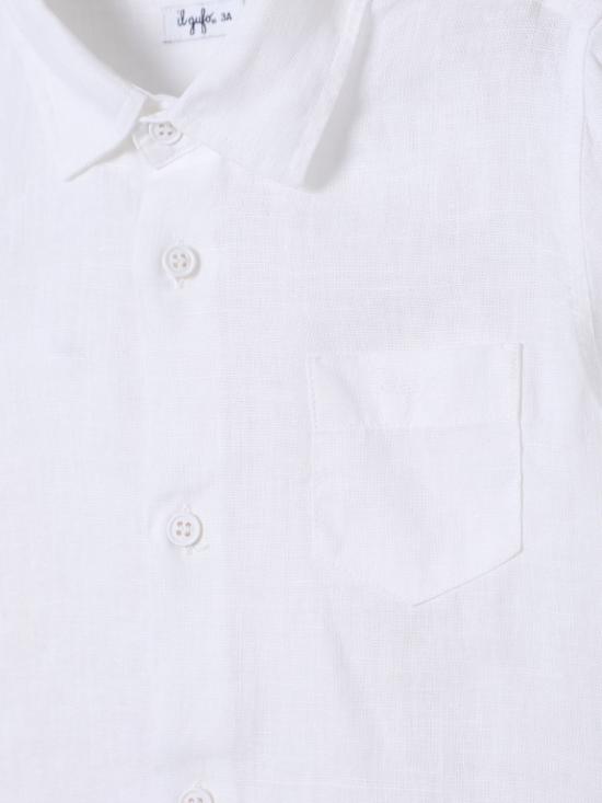 25SS [키즈] 일 구포 셔츠 P25CL110L6006 10 White - IL GUFO