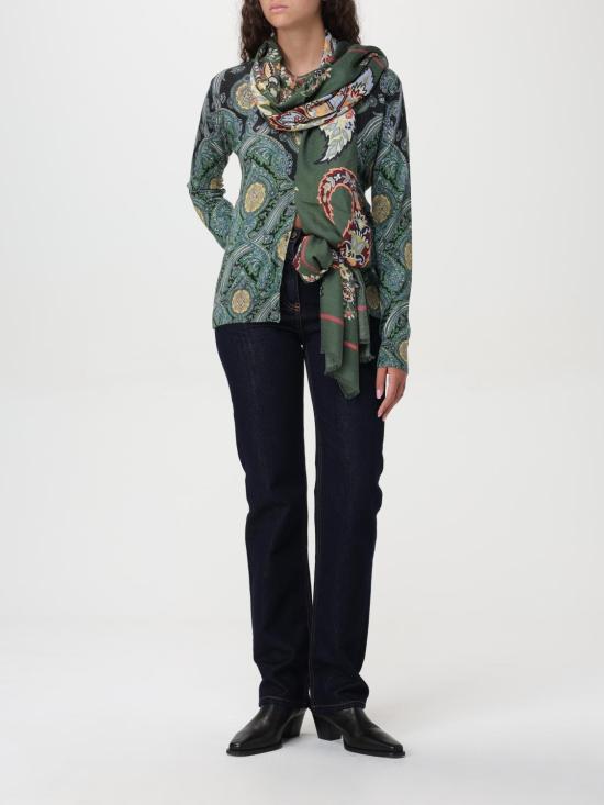 24FW 에트로 가디건 WRKE0143AV364 S9000 Green - ETRO