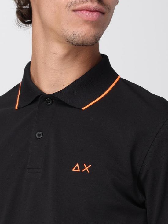 25FW 썬 68 폴로 티셔츠 A35120 11 Black - SUN 68