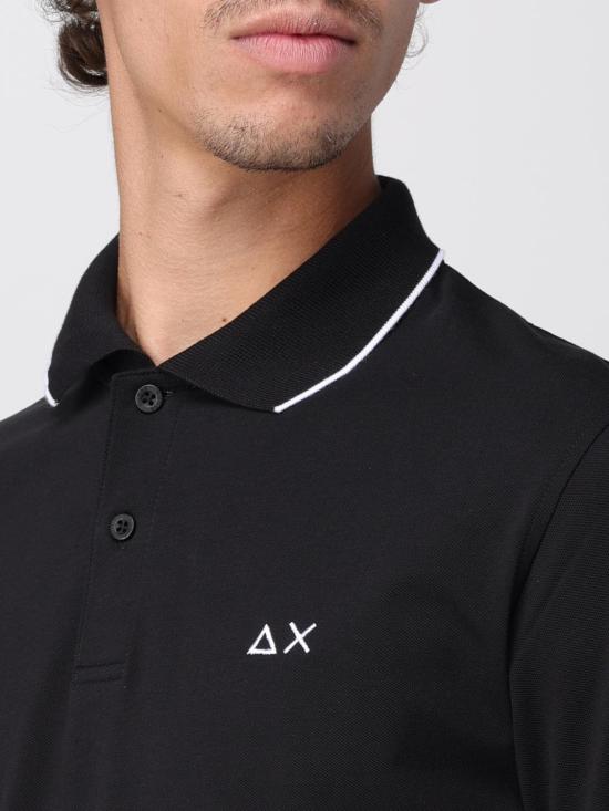 25FW 썬 68 폴로 티셔츠 A35110 11 Black - SUN 68