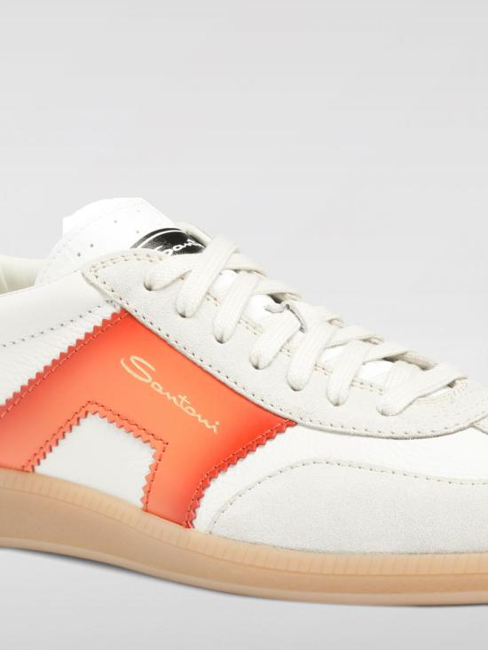 25FW 산토니 스니커즈 MBPL21965FARCNOC I70 White 1 - SANTONI