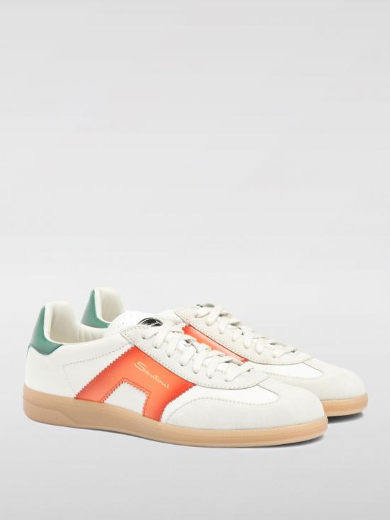 25FW 산토니 스니커즈 MBPL21965FARCNOC I70 White 1 - SANTONI