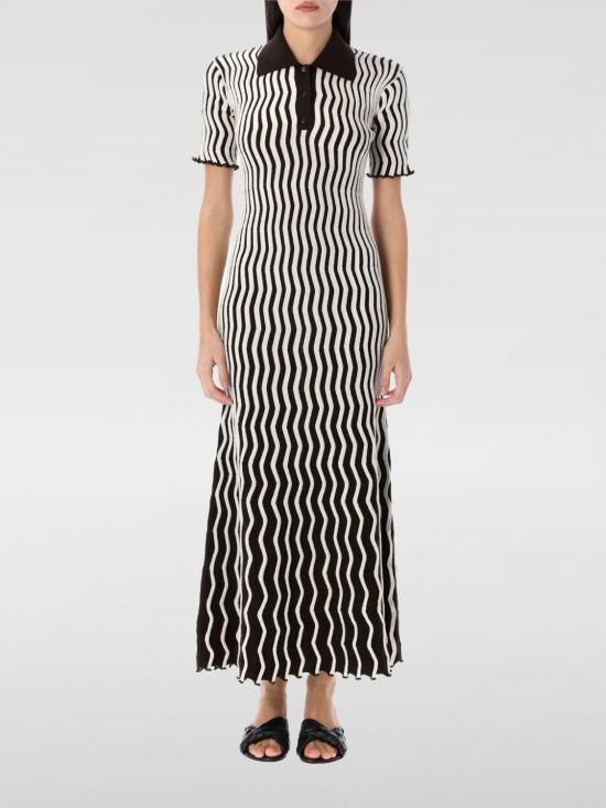 25SS 보테가베네타 롱 원피스 815015V4WL0 2200 Brown