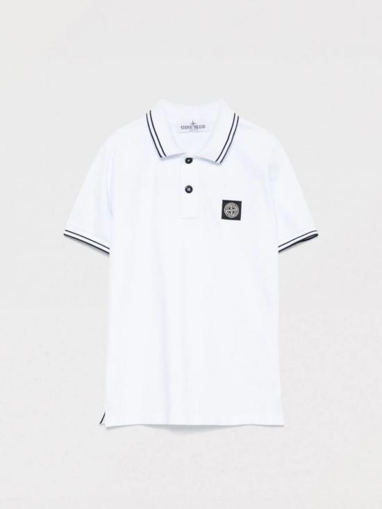 25SS [키즈] 스톤 아일랜드 폴로 셔츠 2200001S001804A V1001 White