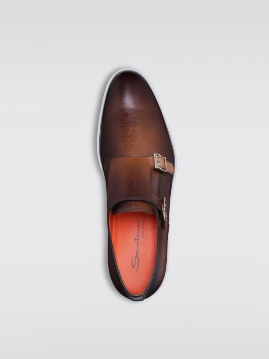 26SS 산토니 로퍼 MGAI17832PANBUSH T50 Brown - SANTONI