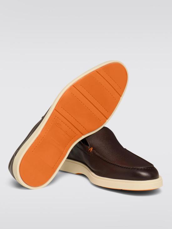 26SS 산토니 로퍼 MGDT17824TICSWLM T50 Brown - SANTONI