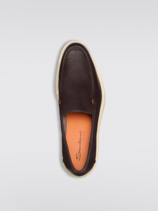 26SS 산토니 로퍼 MGDT17824TICSWLM T50 Brown - SANTONI