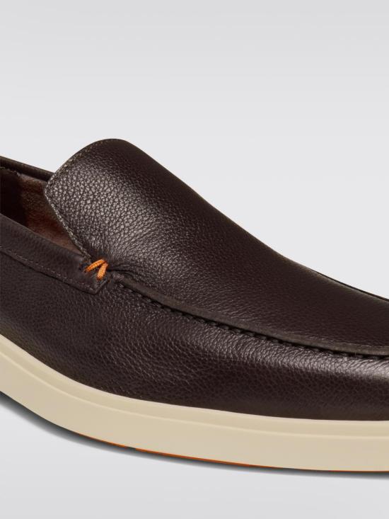 26SS 산토니 로퍼 MGDT17824TICSWLM T50 Brown - SANTONI