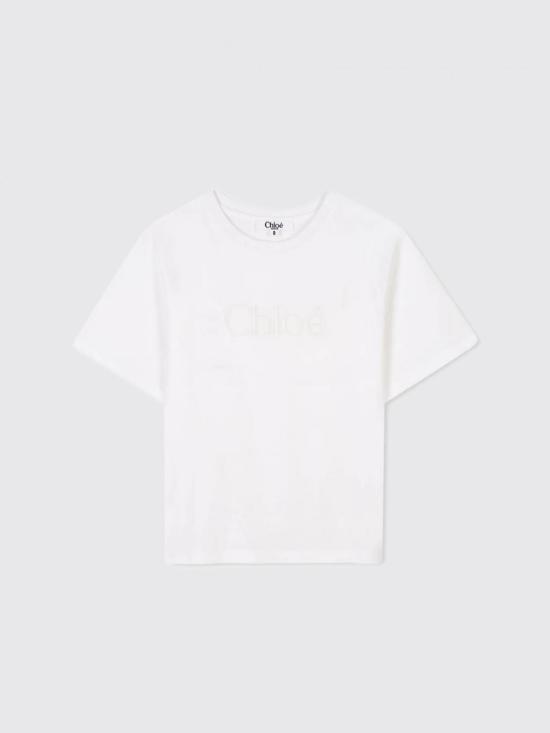 25FW [키즈] 끌로에 티셔츠 C20485 117 White