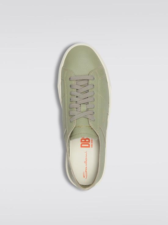 25FW 산토니 스니커즈 MBGT21967PNNTSIW V11 Green - SANTONI