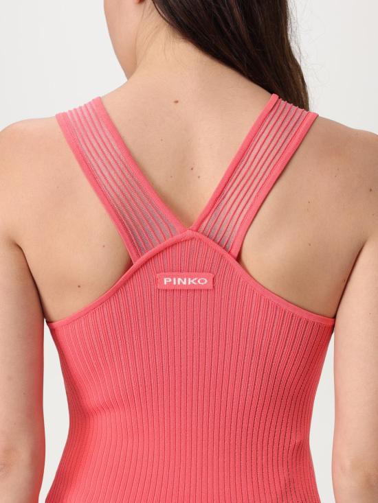 25SS 핑코 롱 원피스 104802 A2GJ N55 Coral - PINKO