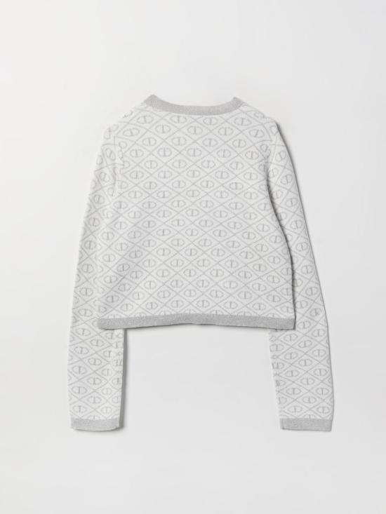 25FW [키즈] 트윈셋 풀오버 242GJ3060 11836 White - TWINSET