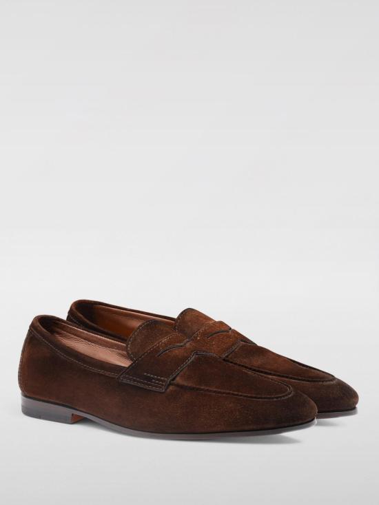 25FW 산토니 로퍼 MCNC18837SA4SEAA S26 Brown - SANTONI