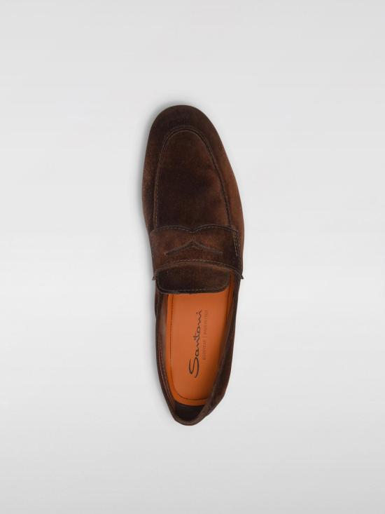 25FW 산토니 로퍼 MCNC18837SA4SEAA S26 Brown - SANTONI