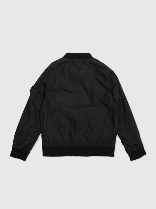 25SS [키즈] 스톤 아일랜드 캐주얼 자켓 4100003S0033 V0029 Black - STONE ISLAND
