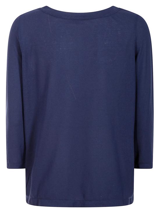 25SS 자노네 긴팔 티셔츠 853010 ZG480 Z2075 INDIGO BLUE - ZANONE