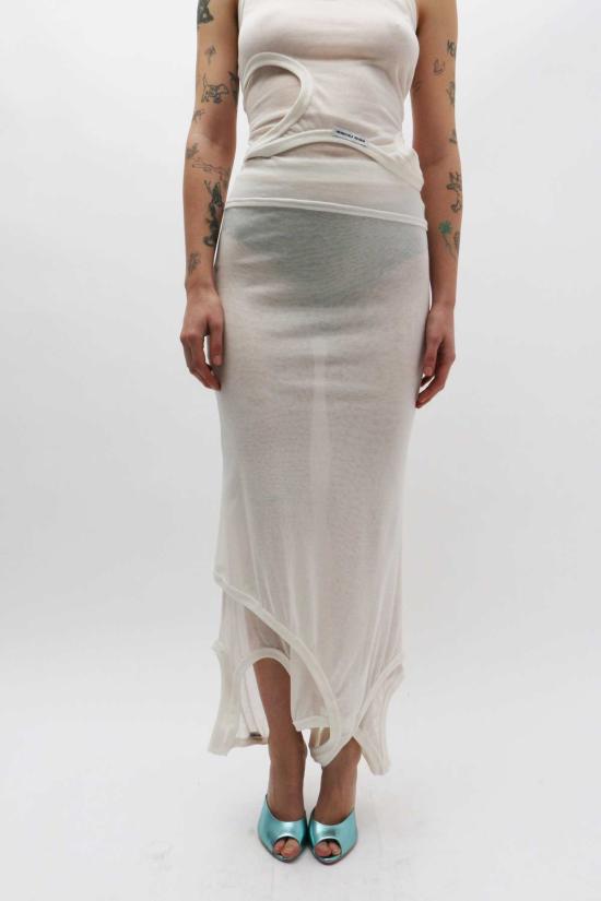  레이브 리뷰 롱 스커트 Rave Review 미니 레이어드 스커트