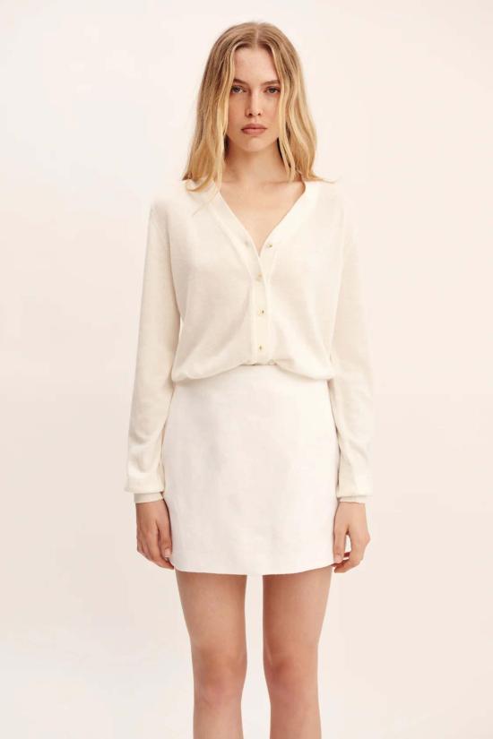  포제 숏 스커트 포세 앨리스 스커트 아이보리 - POSSE