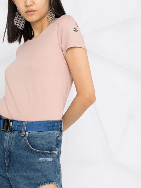 25SS 몽클레어 반팔 티셔츠 K10938C73200V8058 51J Pink - MONCLER