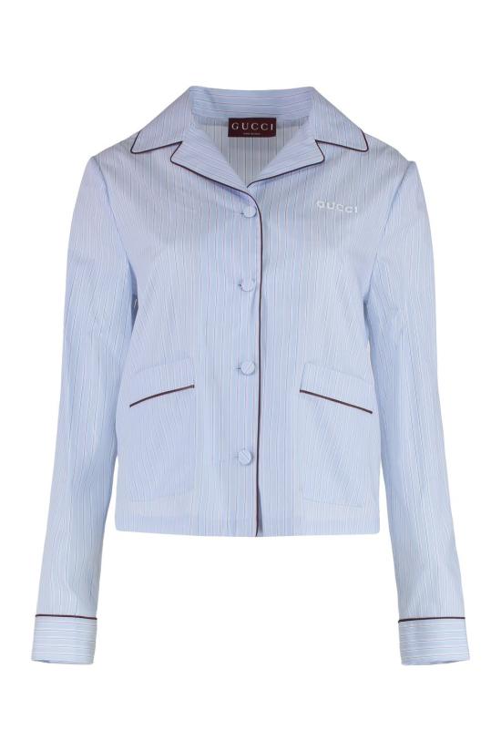 25SS 구찌 셔츠 818455ZAPIU 4305 Light Blue