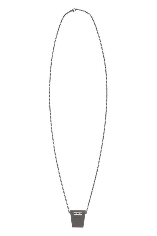 25SS 릭 오웬스 네크리스 RJ0000063MMBHE6 09 black - RICK OWENS