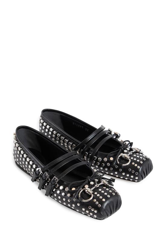  구찌 플랫 슈즈 814317AAEEV1050 BLACK DOM - GUCCI