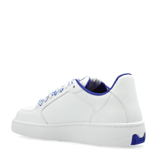  버버리 레더 스톡 스니커즈 8095698 A1464 WHITE - BURBERRY