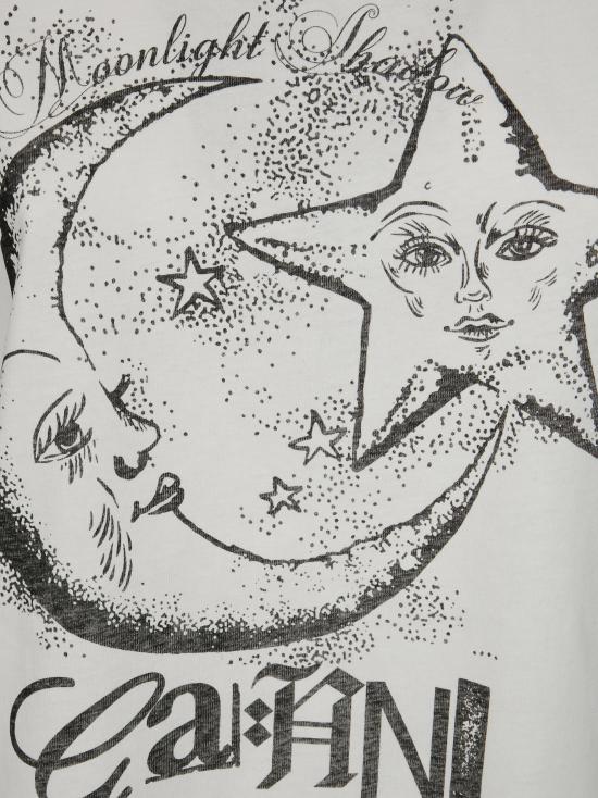 25SS 가니 긴팔 티셔츠 T4064135 EGRET DOM - GANNI